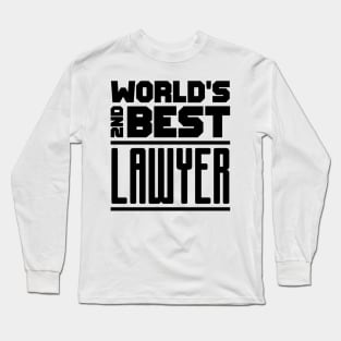 2nd best lawyer Long Sleeve T-Shirt